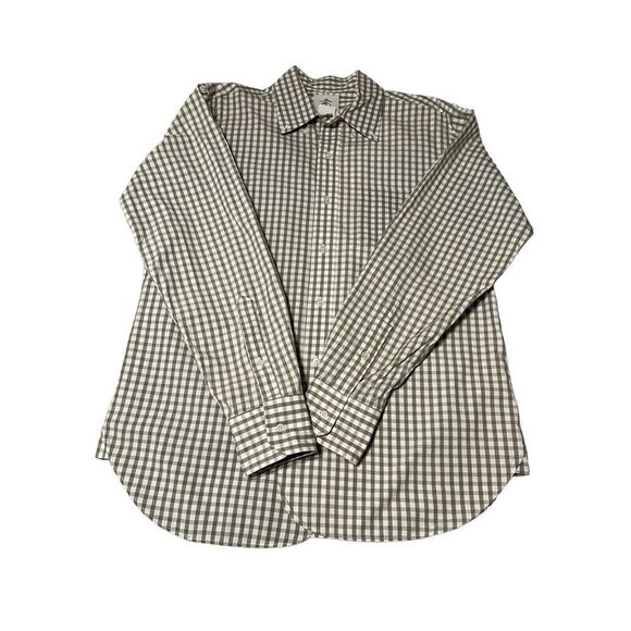 Brooks Brothers Black Fleece Thom Browne Gray White Gingham Cotton Size BB1 - Picture 3 of 12